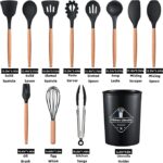 12-Piece Silicone Cooking Utensils Set – Heat-Resistant & BPA-Free - Image 3