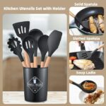 12-Piece Silicone Cooking Utensils Set – Heat-Resistant & BPA-Free - Image 4