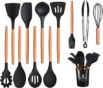12-Piece Silicone Cooking Utensils Set – Heat-Resistant & BPA-Free