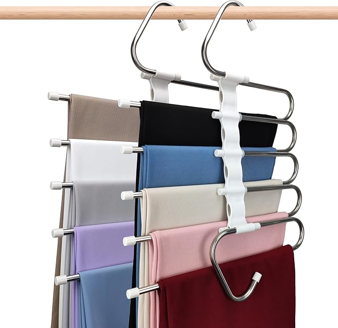 71Sp9KULE0L._AC_SX679_ Slim Non-Slip Clothing Hangers – Space-Saving & Stylish - Image 1