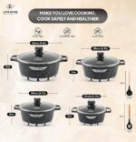 Aluminum Cookware Set siz