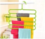 Plastic 5-Layer Multi-purpose Clothes Hanger - Image 3