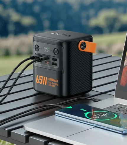 Hoco Pro Power Bank 80000mAh – 65W Fast Charging Portable Power Station in UAE