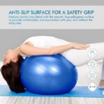 LORDEX Gym Ball – Anti-Burst Stability Ball for Core