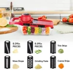 10-in-1 Mandolin Slicer – Multifunctional Fruit & Vegetable Cutter - Image 2