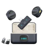 SX21 Wireless Microphone Kit – Dual Channel Clip On Mic System in UAE